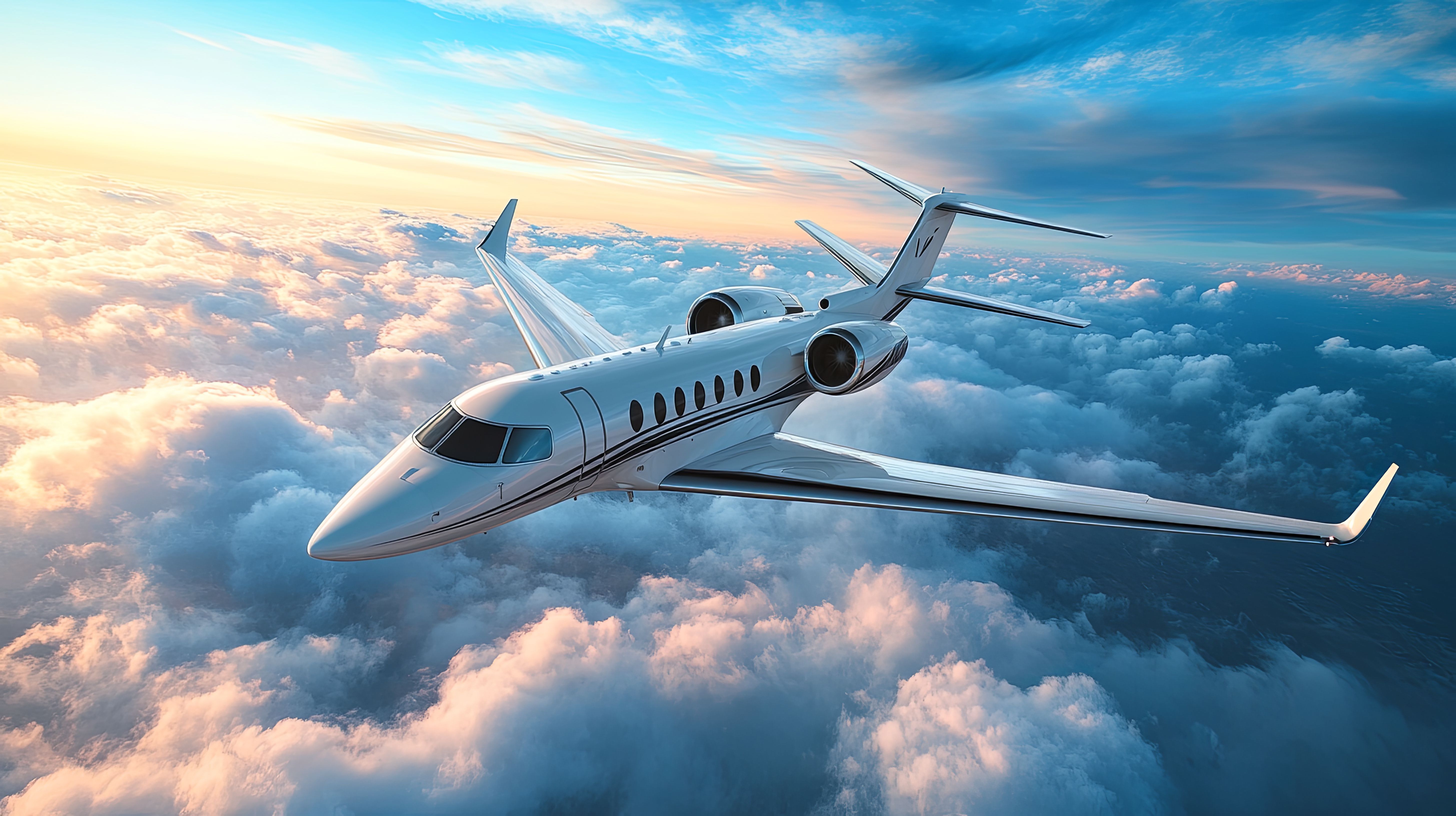 Aircraft on runway at sunset demonstrating operational excellence